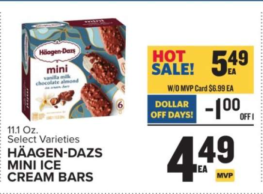 Häagen-Dazs Mini Ice Cream Bars