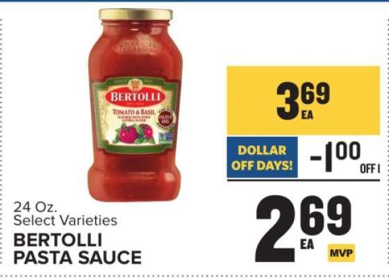 Bertolli Pasta Sauce