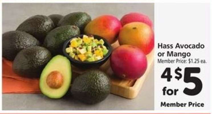 Hass Avocado or Mango