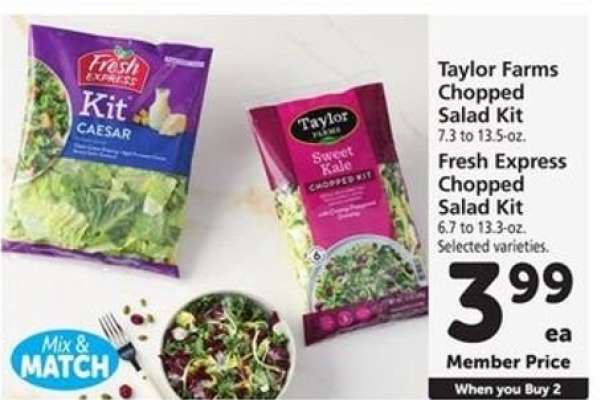 Taylor Farms Chopped Salad Kit / Fresh Express Chopped Salad Kit
