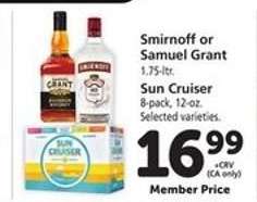 Smirnoff or Samuel Grant, Sun Cruiser
