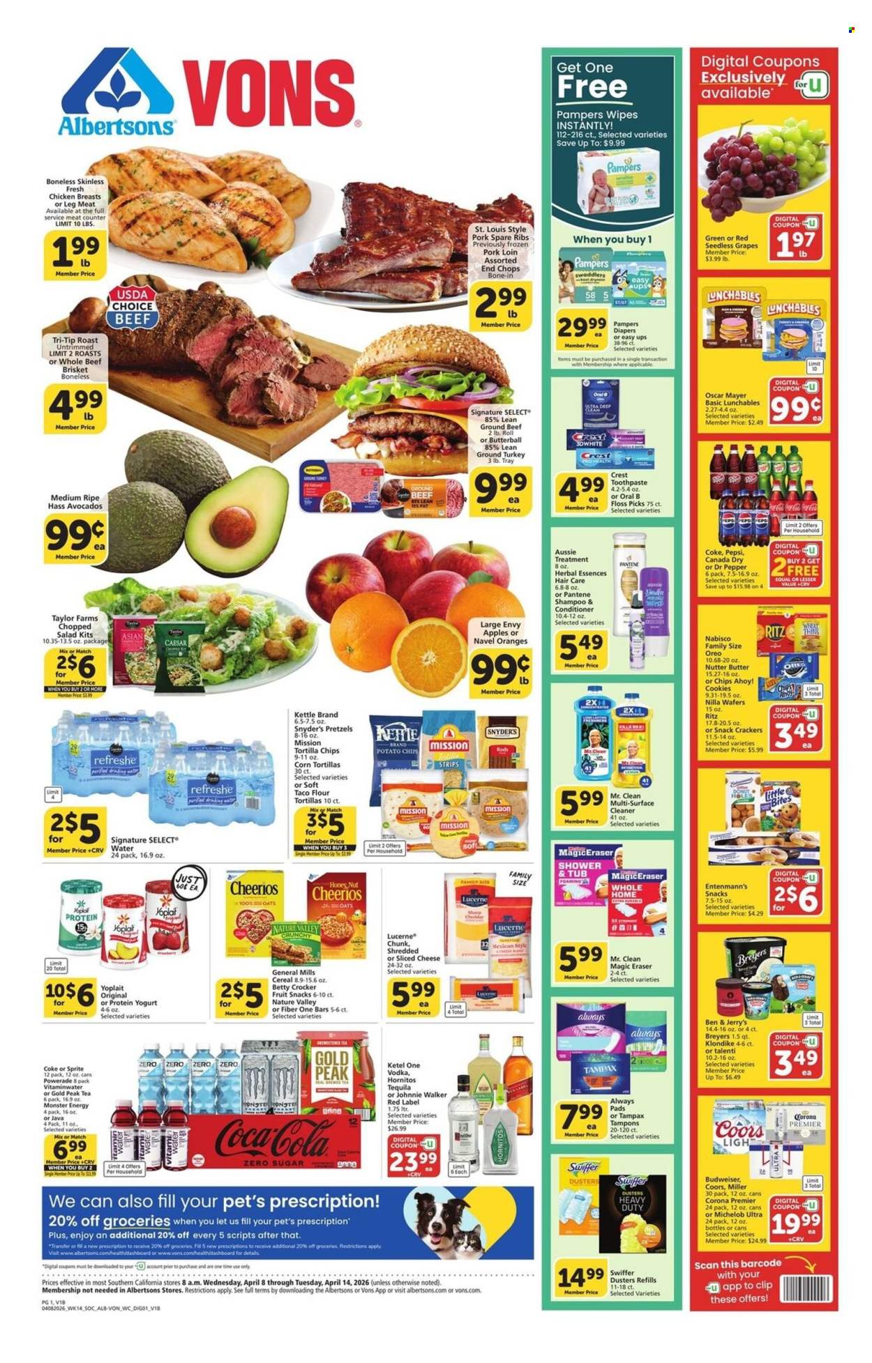 Vons ad - 04/08/2026 - 04/14/2026. Page 1
