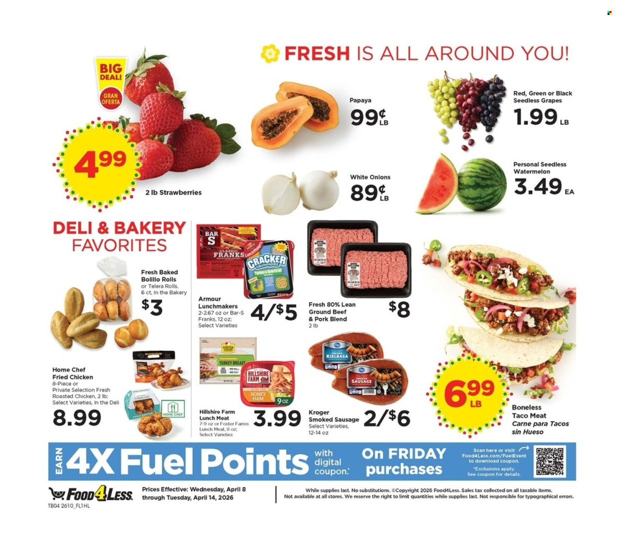 Food 4 Less ad - 04/08/2026 - 04/14/2026. Page 4