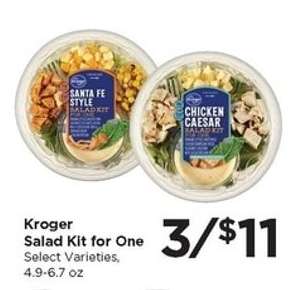 Kroger Salad Kit For One