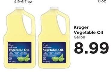 Kroger Vegetable Oil