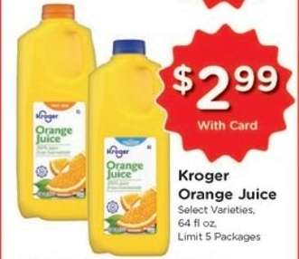 Kroger Orange Juice