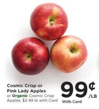 Cosmic Crisp or Pink Lady Apples