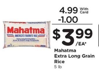Mahatma Extra Long Grain Rice