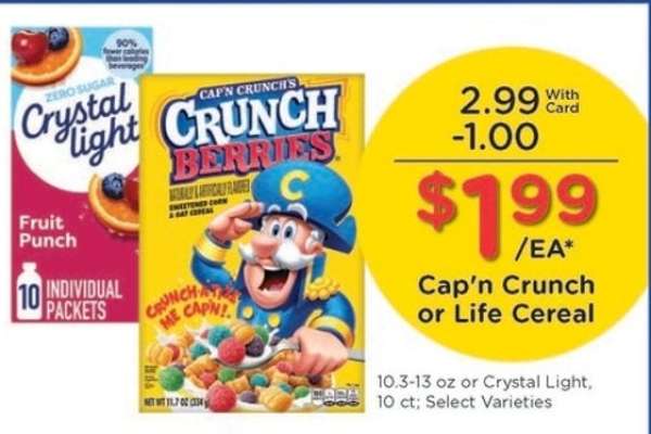 Cap'n Crunch or Life Cereal