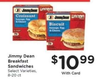 Jimmy Dean Breakfast Sandwiches
