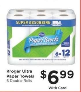 Kroger Ultra Paper Towels
