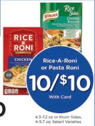 Rice-A-Roni or Pasta-Roni