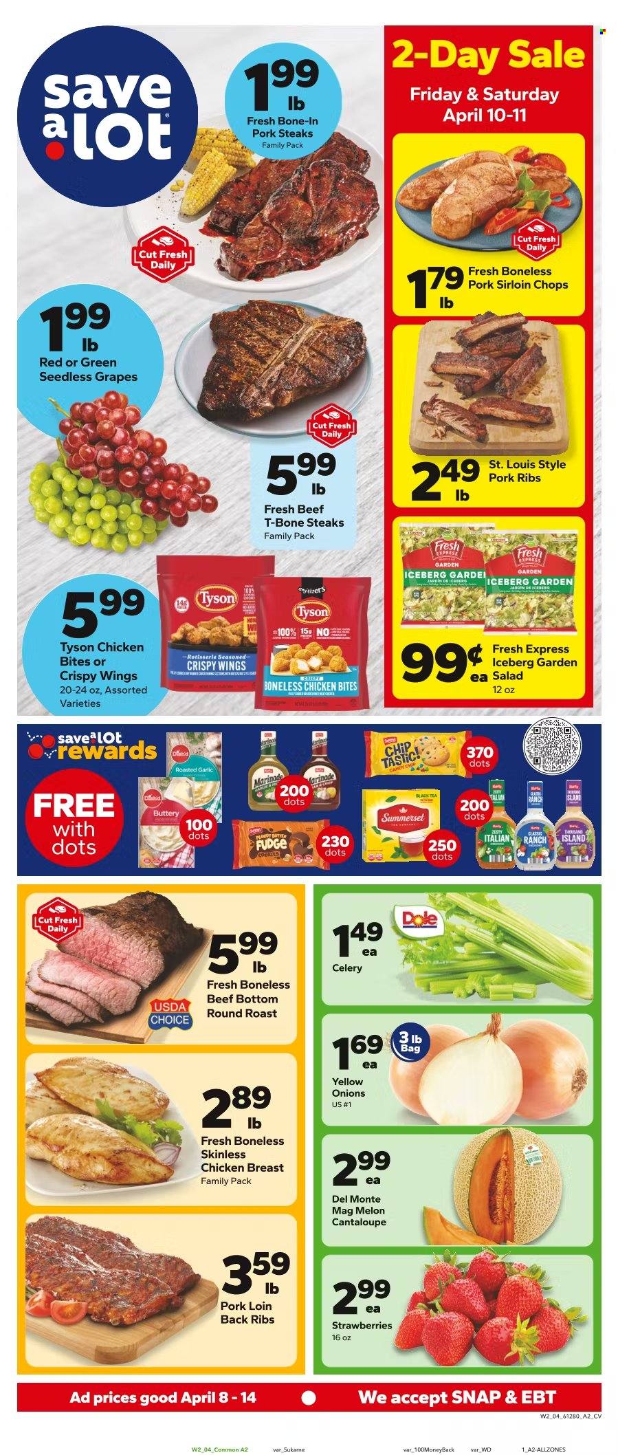 Save a Lot ad - 04/08/2026 - 04/14/2026. Page 1