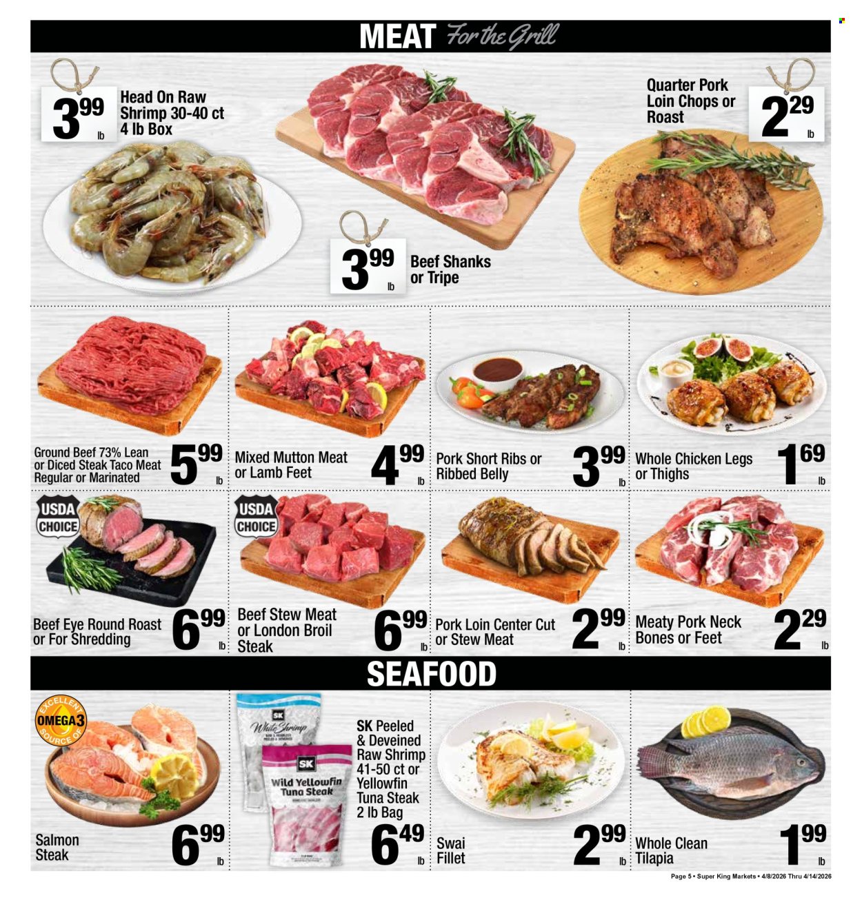 Super King Markets ad - 04/08/2026 - 04/14/2026. Page 6