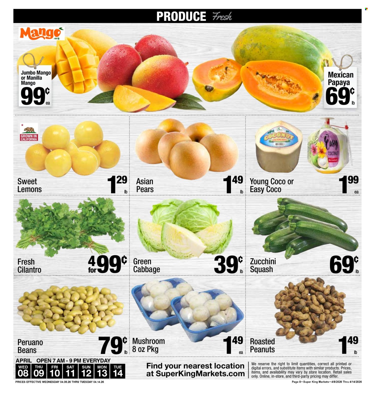 Super King Markets ad - 04/08/2026 - 04/14/2026. Page 9