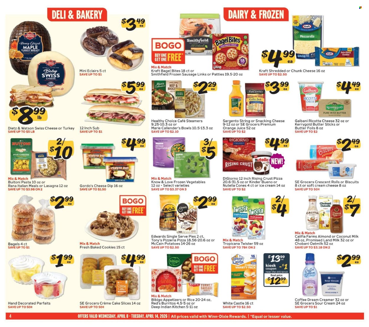 Winn Dixie ad - 04/08/2026 - 04/14/2026. Page 4