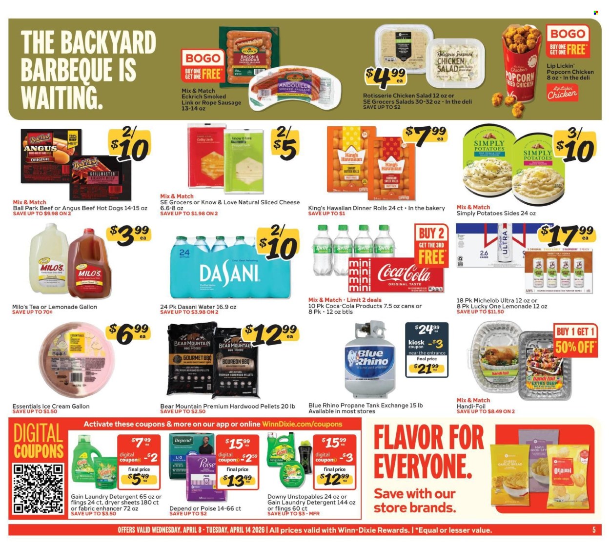 Winn Dixie ad - 04/08/2026 - 04/14/2026. Page 5