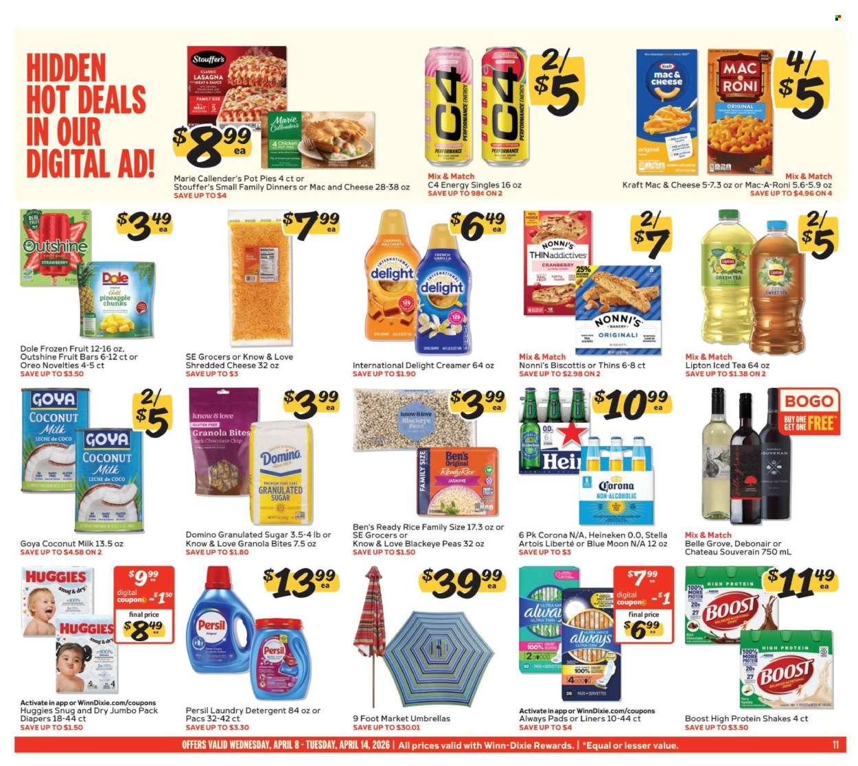 Winn Dixie ad - 04/08/2026 - 04/14/2026. Page 11