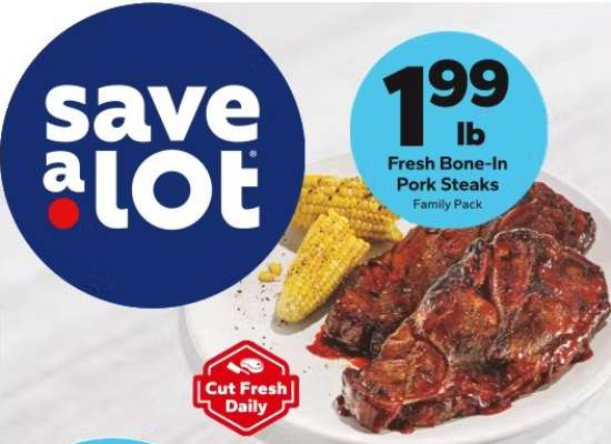 Fresh Bone-In Pork Steaks