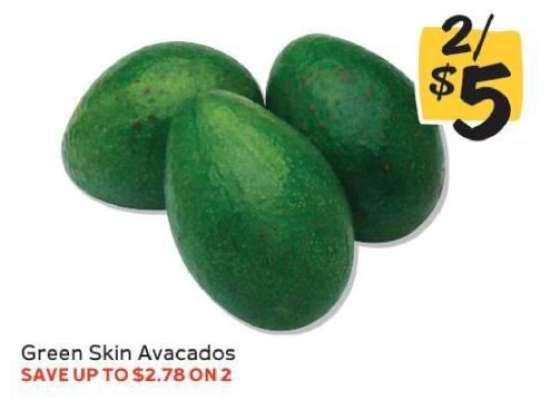Green Skin Avocados