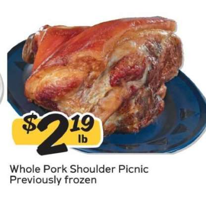 Whole Pork Shoulder Picnic