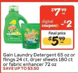 Gain Laundry Detergent