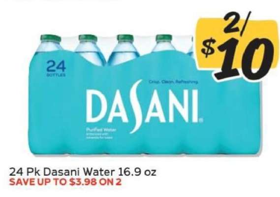 24 Pk Dasani Water 16.9 oz
