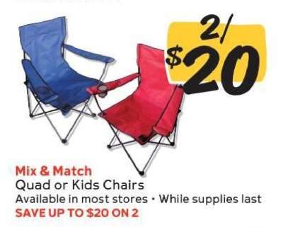 Quad or Kids Chairs