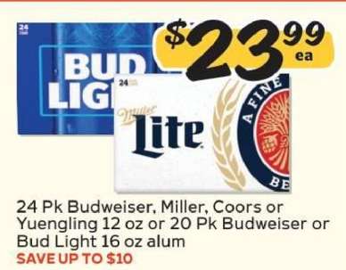 Budweiser, Miller, Coors or Yuengling