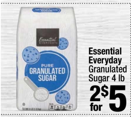 Essential Everyday Granulated Sugar 4 lb