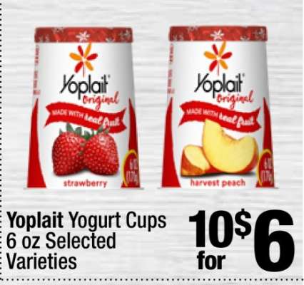 Yoplait Yogurt Cups