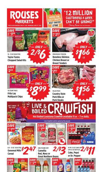 Rouses Markets Flyer - 04/08/2026 - 04/15/2026.