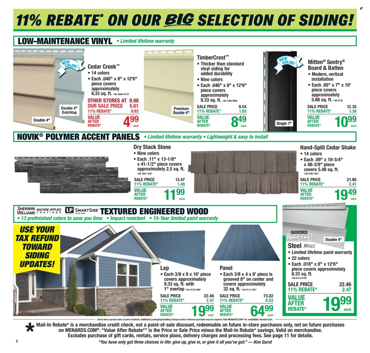 Menards ad - 04/09/2026 - 04/19/2026. Page 3