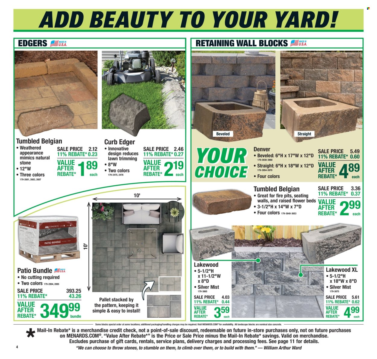 Menards ad - 04/09/2026 - 04/19/2026. Page 6