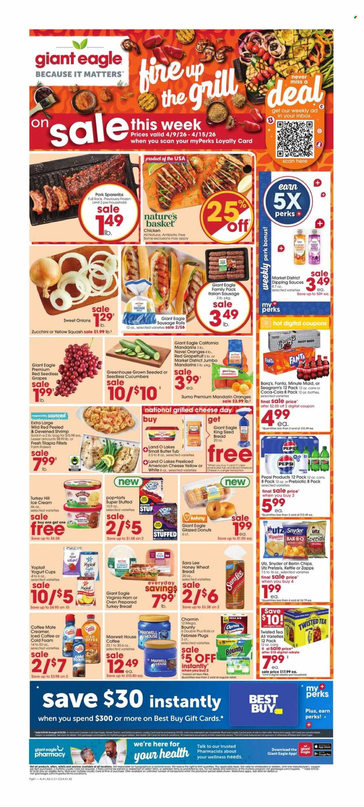 Giant Eagle ad - 04/09/2026 - 04/15/2026. Page 1