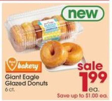 Giant Eagle Glazed Donuts