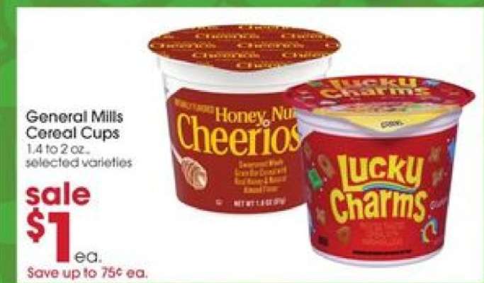 General Mills Cereal Cups