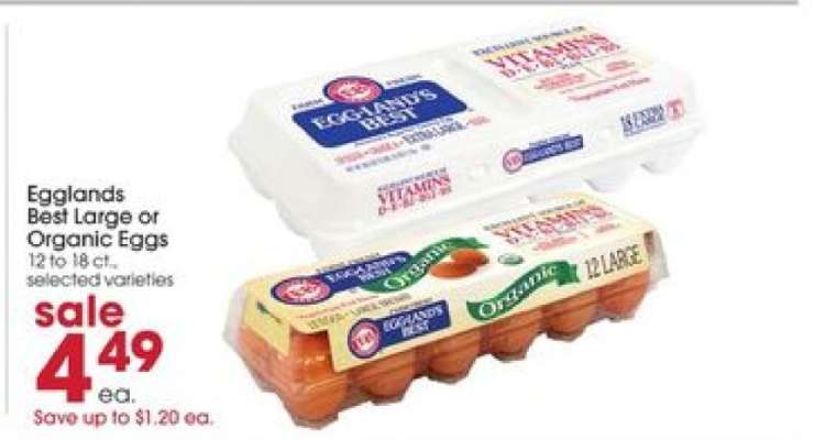 Egglands Best Large or Organic Eggs