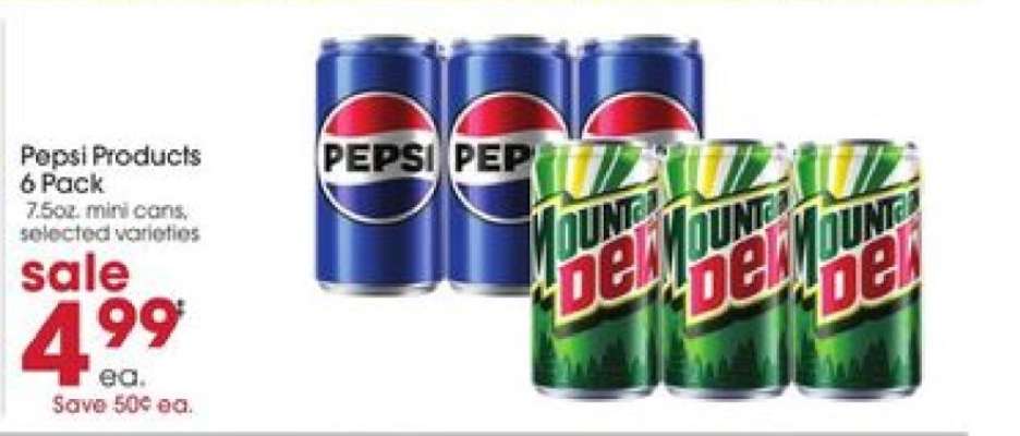 Pepsi Products 6 Pack