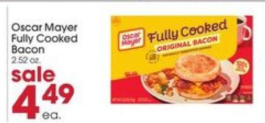 Oscar Mayer Fully Cooked Bacon*