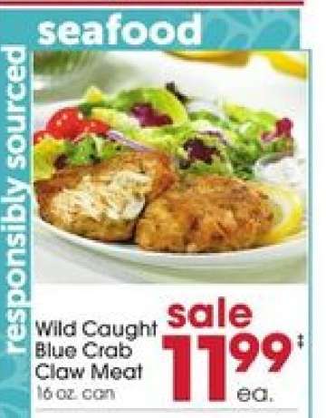 Wild Caught Blue Crab Claw Meat