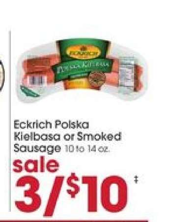 Eckrich Polska Kielbasa or Smoked Sausage