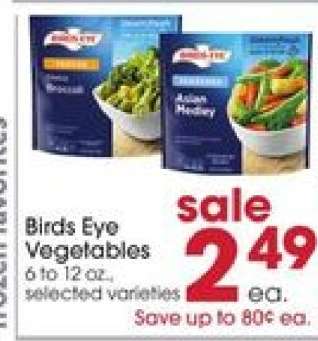 Birds Eye Vegetables