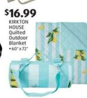 KIRKTON HOUSE Quilted Outdoor Blanket