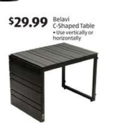 Belavi C-Shaped Table