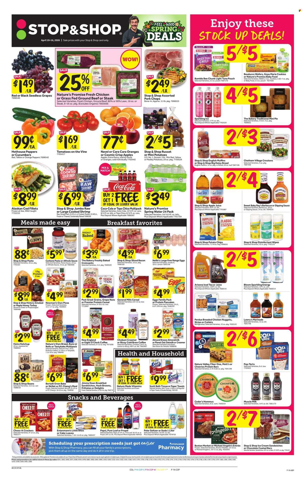 Stop & Shop ad - 04/10/2026 - 04/16/2026. Page 1