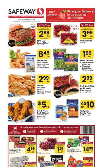 Safeway Flyer - 04/10/2026 - 04/16/2026.