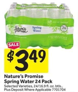 Nature's Promise Spring Water 24 Pack