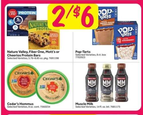 Nature Valley, Fiber One, Mott's or Cheerios Protein Bars