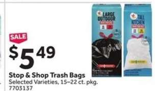 Stop & Shop Trash Bags